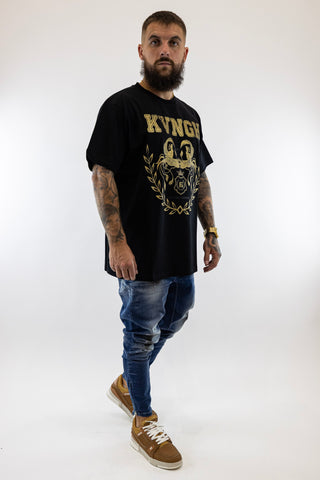 T-Shirt Oversized Preta Phoenix Gianni Kavanagh