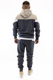 Fato Treino Completo Bege e Cinza Champion