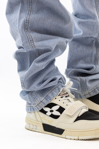 Small Signature Baggy Five Pocket Denim Light Blue Karl Kani