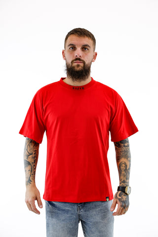 T-shirt Seven Sleveless - Red & Black