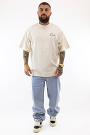 Signature T-Shirt Ecru Sik Silk