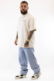 Signature T-Shirt Ecru Sik Silk