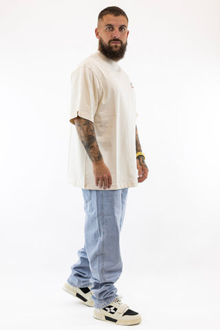 Signature T-Shirt Ecru Sik Silk