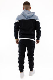 Fato Treino Completo Preto e Azul Champion