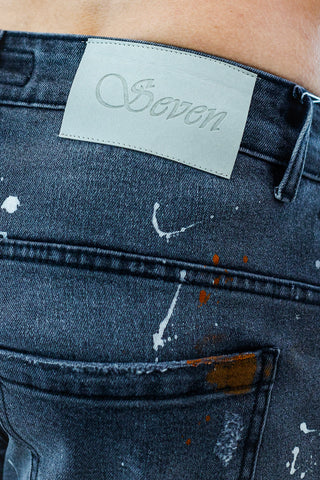 Seven Grey Orange Jeans