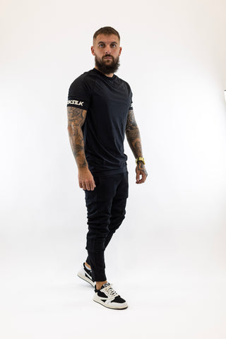 T-Shirt Tech Black Sik Silk