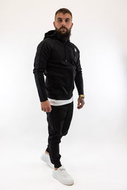 Fato Treino Completo Preto Listado Sik Silk