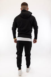 Fato Treino Completo Preto Listado Sik Silk