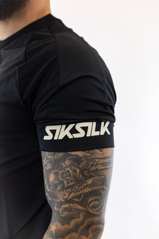 T-Shirt Tech Black Sik Silk