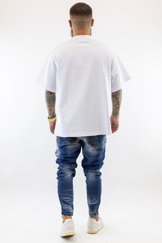 T-Shirt Branca Anjo Sik Silk