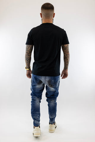 T-Shirt Preta Urso Verde Gianni Kavanagh
