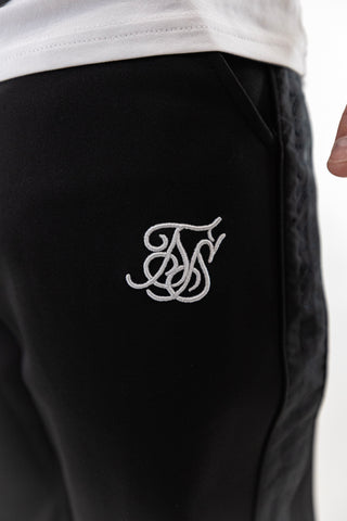 Fato Treino Completo Preto Listado Sik Silk