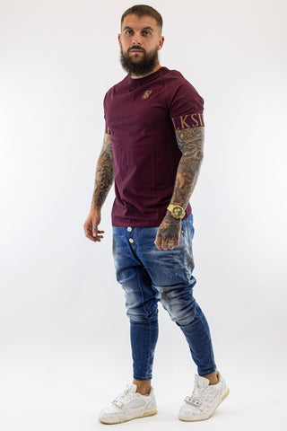 T-Shirt Elastico Bordeaux Sik Silk