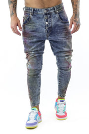 Calça Seven Multicolor blue Jeans