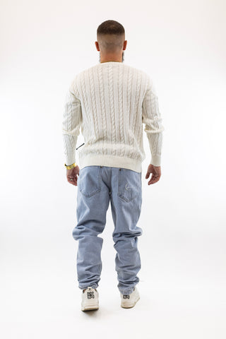 Camisola de Malha Branca Atelier Gianni Kavanagh