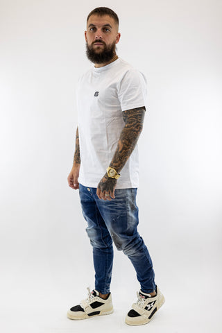 T-Shirt Branca Basica Gianni Kavanagh