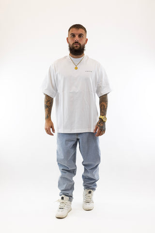 T-Shirt Oversized Branca Sik Silk