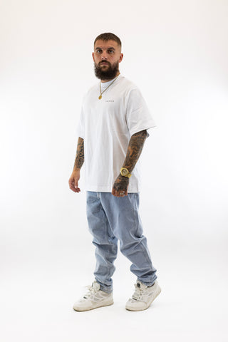 T-Shirt Oversized Branca Sik Silk