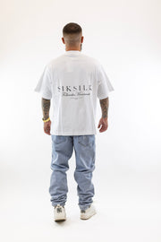 T-Shirt Oversized Branca Sik Silk