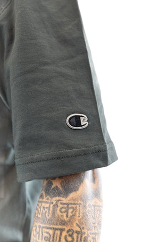 T-Shirt Oversized Verde Champion