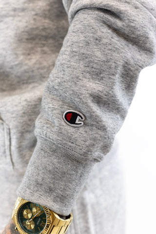 Sweat Cinzenta Cardada Champion