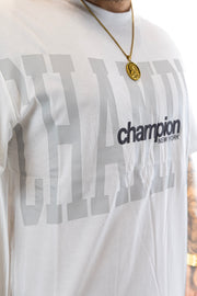 T-Shirt Oversized Branca Champion