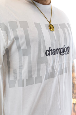 T-Shirt Oversized Branca Champion