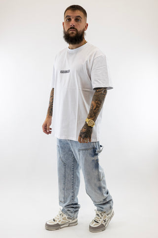 T-Shirt Oversized Branca X-Teddy Gianni Kavanagh