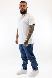 T-Shirt Oversized Branca Solid