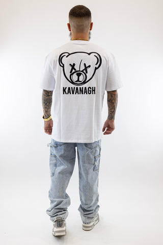 T-Shirt Oversized Branca X-Teddy Gianni Kavanagh