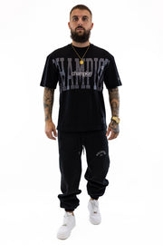 T-Shirt Oversized Preta Champion