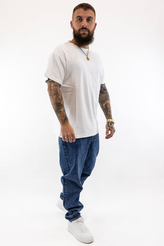 T-Shirt Oversized Branca Solid