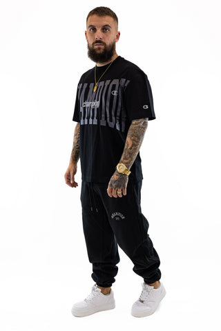 T-Shirt Oversized Preta Champion