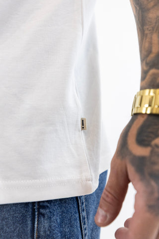 T-Shirt Oversized Branca Solid