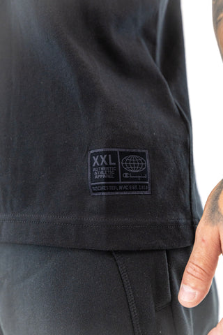 T-Shirt Oversized Preta Champion