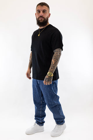 T-Shirt Oversized Preta Solid