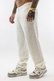 Conjunto Branco Snug Knit Gianni Kavanagh