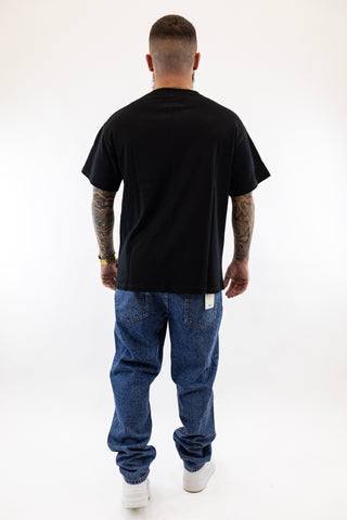 T-Shirt Oversized Preta Solid