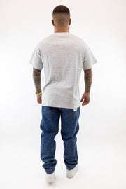 T-Shirt Oversized Cinzenta Solid