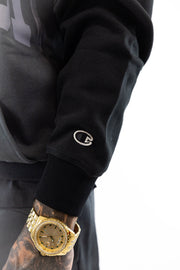 Fato Treino Oversized Completo Preto Champion