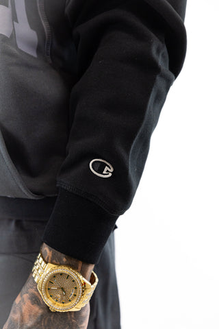 Fato Treino Oversized Completo Preto Champion