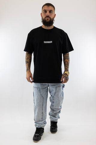 T-Shirt Oversized Preta X-Teddy Gianni Kavanagh