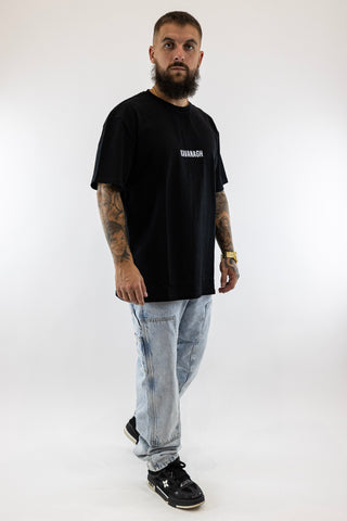 T-Shirt Oversized Preta X-Teddy Gianni Kavanagh