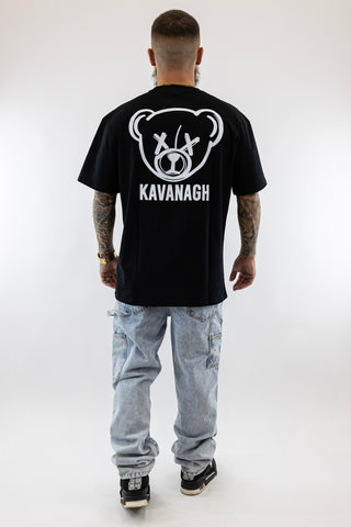 T-Shirt Oversized Preta X-Teddy Gianni Kavanagh