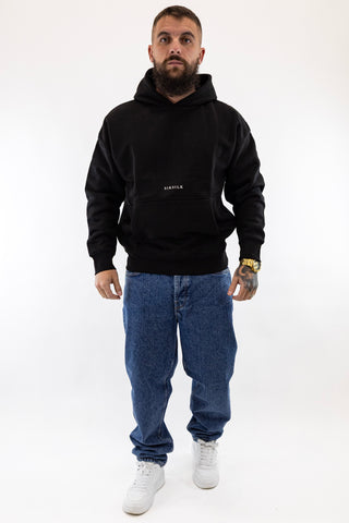 Sweat Oversized Preta Sik Silk