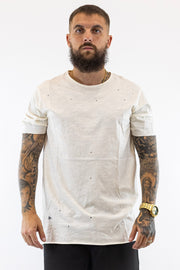 T-Shirt Amarela Rasgada LE CRÃNE