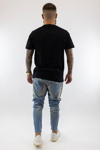 T-Shirt Preta Work Out Gianni Kavanagh