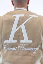 Casaco Bomber Bege Varsity Gianni Kavanagh