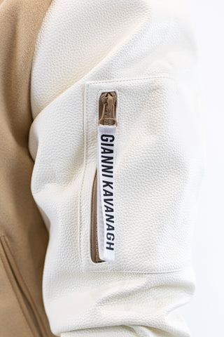 Casaco Bomber Bege Varsity Gianni Kavanagh