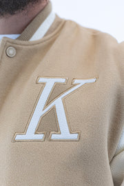Casaco Bomber Bege Varsity Gianni Kavanagh